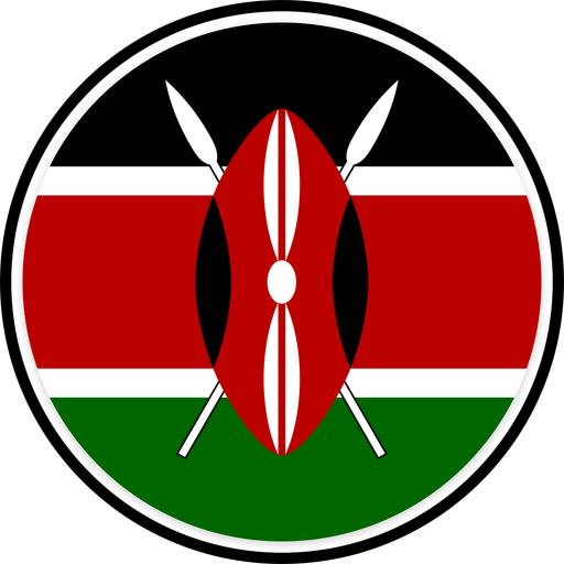 Kenya Circle Badge