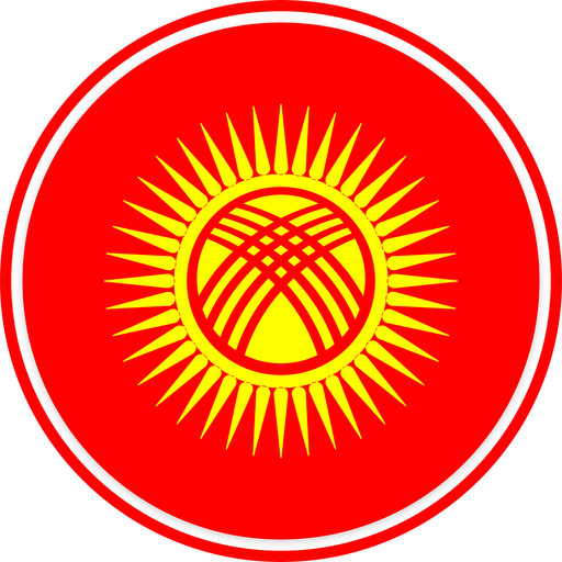 Kyrgyzstan Circle Badge