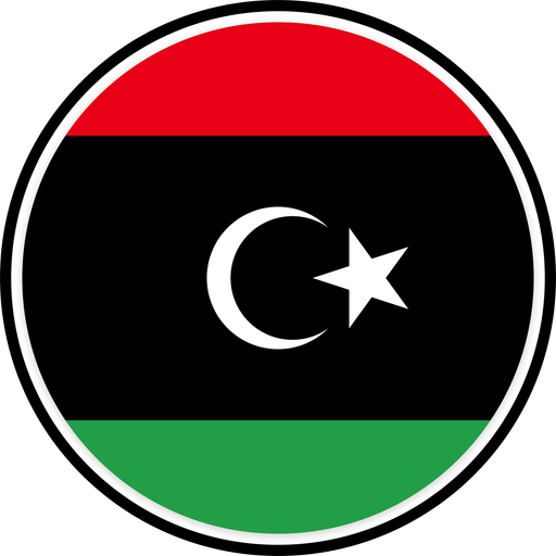 Libya Circle Badge