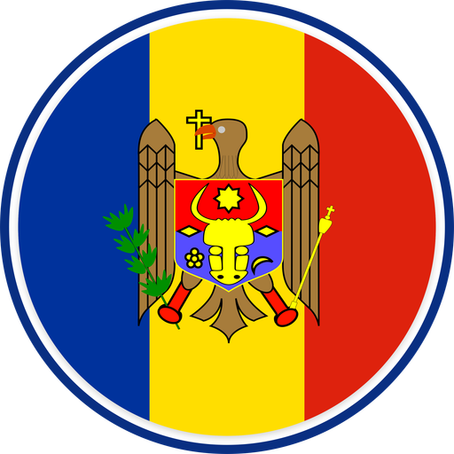 Moldova Circle Badge