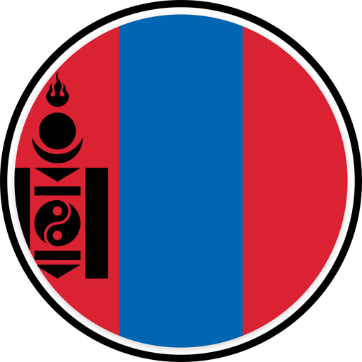 Mongolia Circle Badge