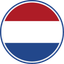 Netherlands Circle Badge