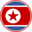 North Korea Circle Badge