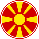 North Macedonia Circle Badge