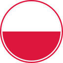 Poland Circle Badge