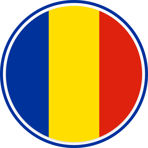 Romania Circle Badge
