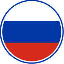 Russia Circle Badge