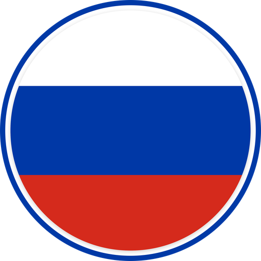 Russia Circle Badge