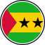 São Tomé and Príncipe Circle Badge