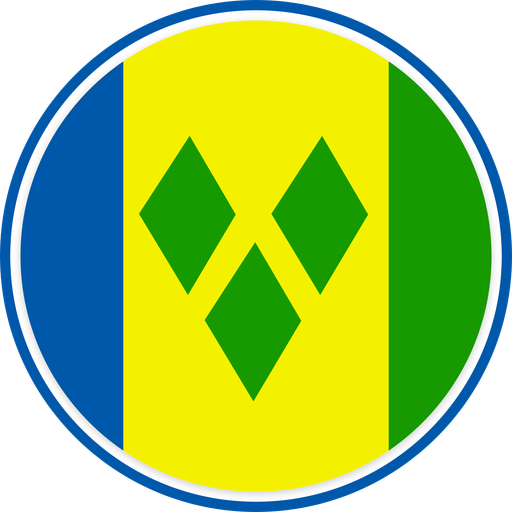 Saint Vincent And The Grenadines Circle Badge