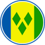 Saint Vincent And The Grenadines Circle Badge