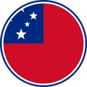 Samoa Circle Badge