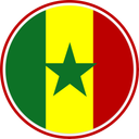 Senegal Circle Badge