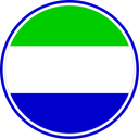 Sierra Leone Circle Badge