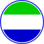 Sierra Leone Circle Badge