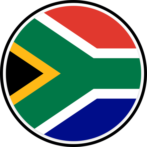 South Africa Circle Badge