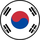 South Korea Circle Badge