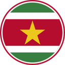 Suriname Circle Badge