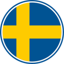 Sweden Circle Badge
