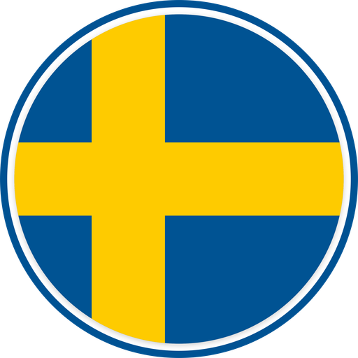 Sweden Circle Badge