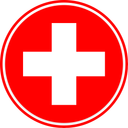 Switzerland Circle Badge