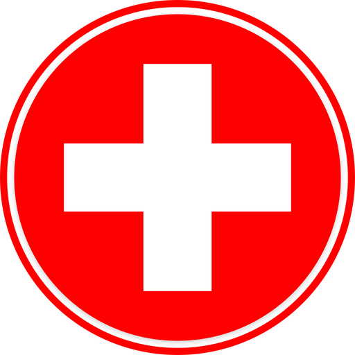 Switzerland Circle Badge