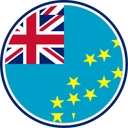 Tuvalu Circle Badge