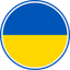 Ukraine Circle Badge