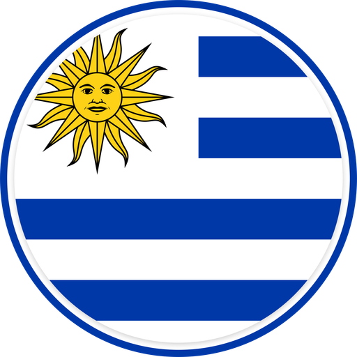 Uruguay Circle Badge