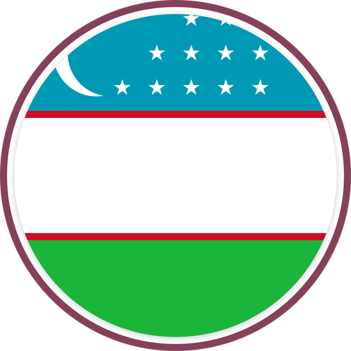 Uzbekistan Circle Badge