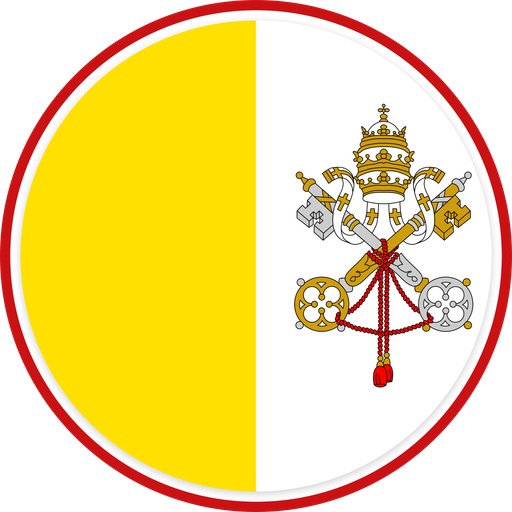 Vatican City Circle Badge