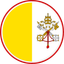 Vatican City Circle Badge