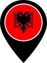 Albania Color Pin