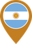 Argentina Color Pin