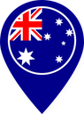 Australia Color Pin