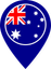 Australia Color Pin