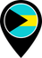 Bahamas Color Pin