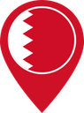 Bahrain Color Pin