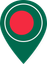 Bangladesh Color Pin