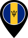 Barbados Color Pin