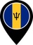 Barbados Color Pin