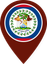 Belize Color Pin
