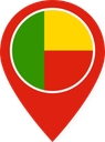 Benin Color Pin