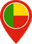 Benin Color Pin