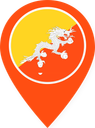 Bhutan Color Pin