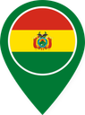 Bolivia Color Pin