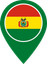 Bolivia Color Pin