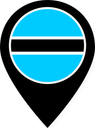 Botswana Color Pin