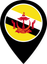 Brunei Color Pin