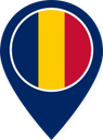 Chad Color Pin